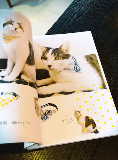 書籍「猫がよろこぶ手作りグッズ」の掲載写真2