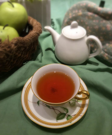 日本紅茶協会に認定されている「カフェ青りんご」の紅茶