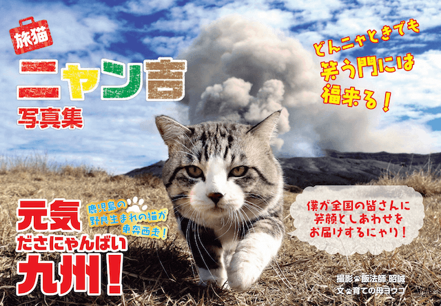 旅猫ニャン吉の新作写真集、どんニャときでも笑う門には福来る!