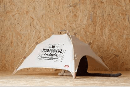 41世紀×「猫のいる暮らし展」がコラボした猫用テント