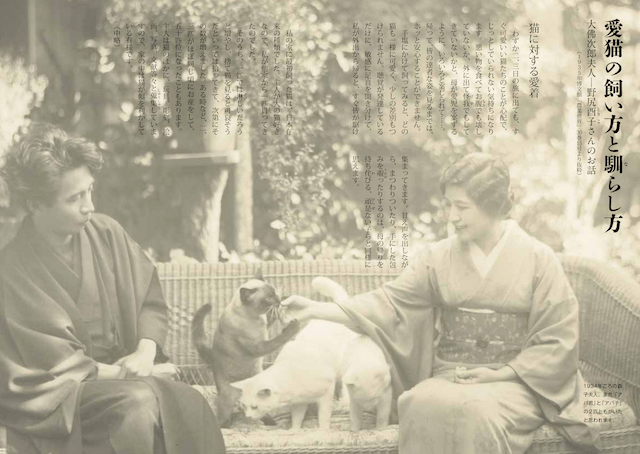 大佛次郎の妻、酉子夫人による猫の飼い方論