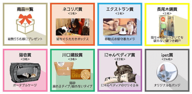 猫のヒヤリ・ハットフォトコンテストの賞品イメージ