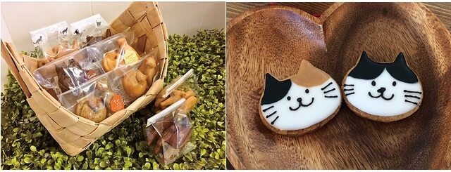 ねこねこわっしょい！7で販売される猫モチーフの焼き菓子