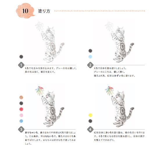 プロのイラストレーターが猫の塗り方を4ステップで解説