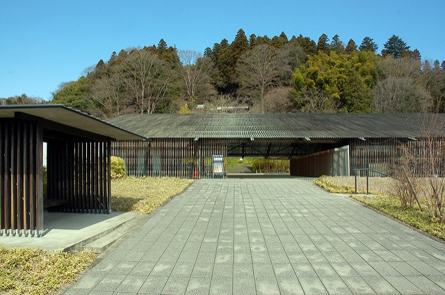 建築家・隈研吾の代表作「那珂川町馬頭広重美術館」の外観