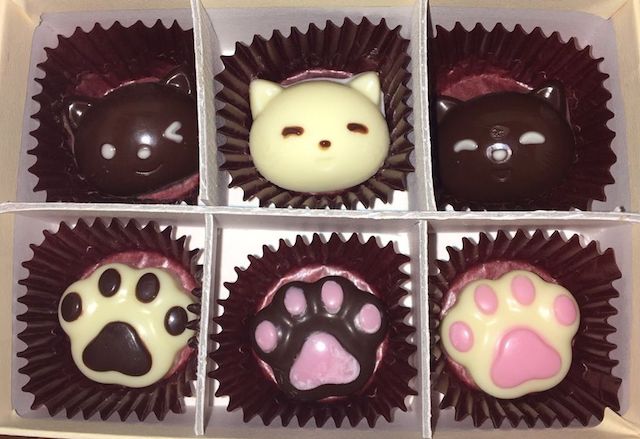 THE CODEのオリジナル猫チョコレート