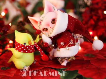 限定20体のゴージャスなクリスマス猫ドールがdolkから発売
