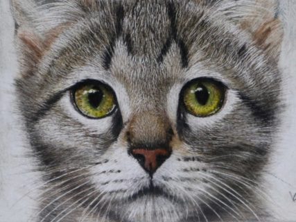 超リアルな猫のクレヨン画展が12/26から開催！愛猫の絵画制作もオーダーできるニャ