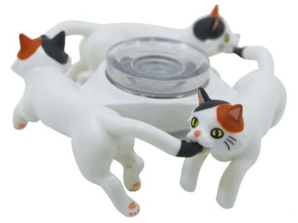 ハンドスピナーの猫版「スピにゃ〜」の三毛猫バージョン