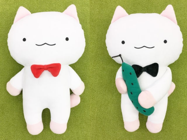 全長40cm「ふしぎねこのきゅーちゃん」等身大のぬいぐるみがくじ
