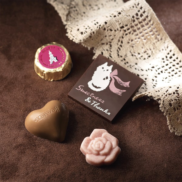 モロゾフのバレンタインチョコ「お気に入りの石畳」製品イメージ