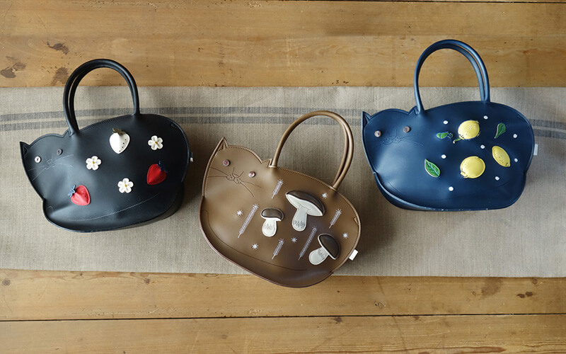 ルートートの猫デザインのトートバッグ「Mon Chat(モンシャ)」全3種