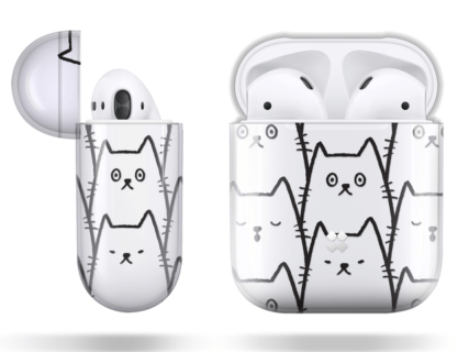 猫のイラストが可愛いAirPods専用ケース「PRISMART CASE (Cat)」が新発売