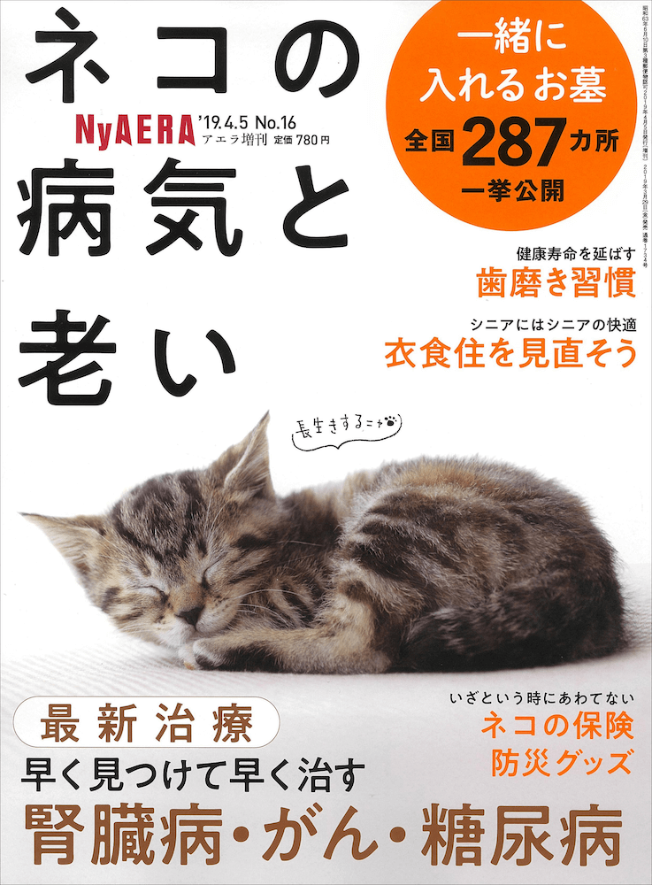 NyAERA (ニャエラ) ネコの病気と老い 長生きするニャ (AERA増刊) の表紙