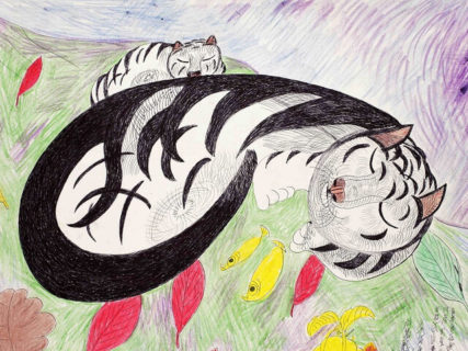 猫を好んで描いたアメリカの路上画家「ミリキタニ」と12名の作家による作品展が6/11〜開催