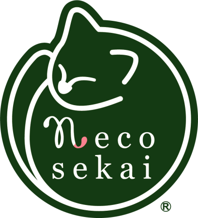 猫用品店「necosekai（ネコセカイ）」のロゴ