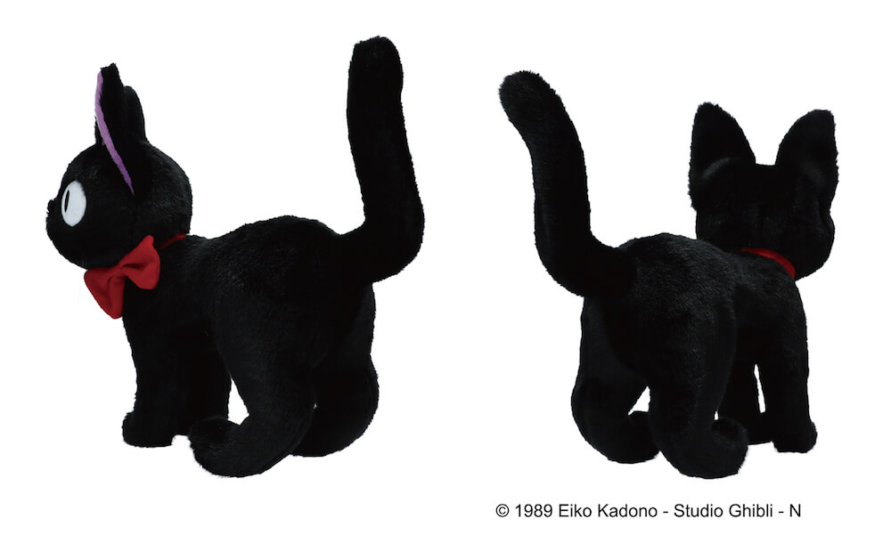 黒猫ジジのぬいぐるみ（横と後ろのイメージ） by 「魔女の宅急便」公開30周年記念