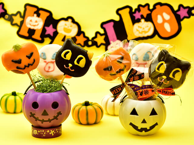 お団子をチョコレートでつつんだ黒猫の和スイーツが登場！ハロウィン
