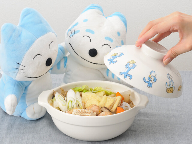 11ぴきのねこ 洋食セット 2個 東屋11ぴきのねこの豆皿