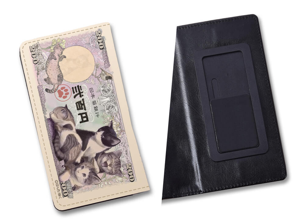 手帳型スマホケース by 子猫の二百円札「子猫紙幣」