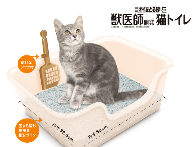 猫が好む横幅は50cm以上なのニャ 服部幸獣医師 ライオンが共同開発した猫トイレが登場 Cat Press