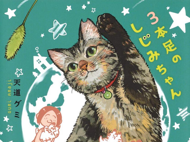 虐待された過去を持つ猫に訪れた幸せの日々 大反響の漫画を書籍化 3本足のしじみちゃん Cat Press キャットプレス