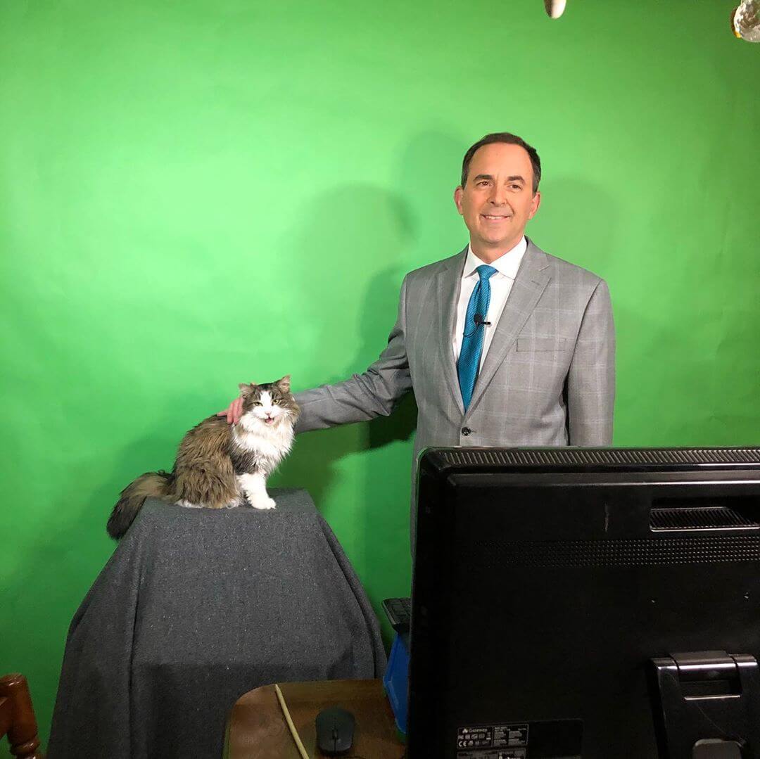 アメリカで猫の気象予報士 ベティちゃん が誕生 飼い主さんのテレワークで思わぬテレビ出演 Cat Press キャットプレス