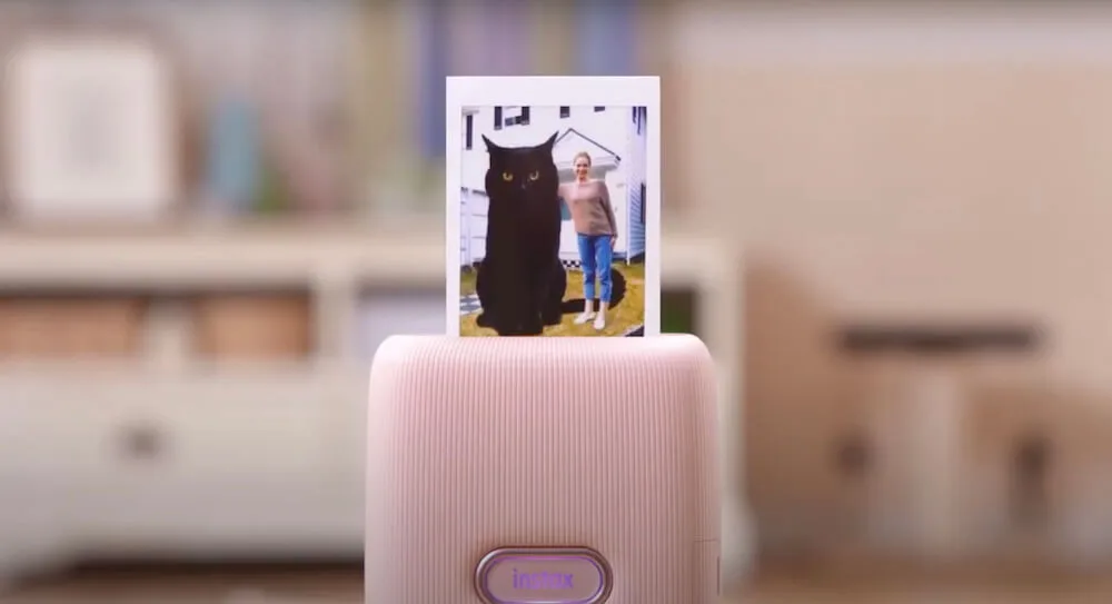 猫を抜き出して合成写真を作れるニャ チェキのスマホ用プリンターがアプリに新機能を搭載 Cat Press キャットプレス