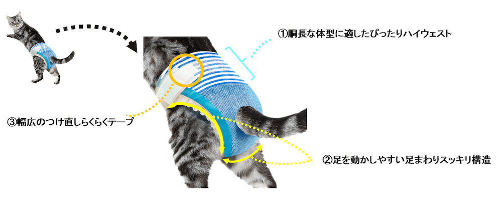 愛猫におむつを履かせられる 日本初の猫用おむつ マナーウェアねこ用 のハウツー動画が公開 Cat Press キャットプレス