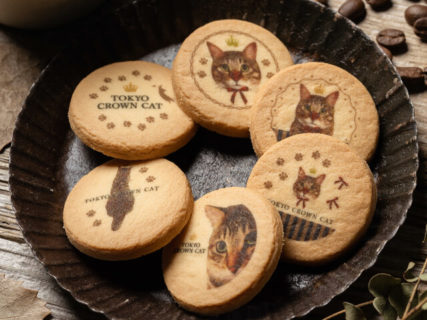 猫の鮮明な写真がプリントされたクッキー！TOKYO CROWN CATから新商品が登場