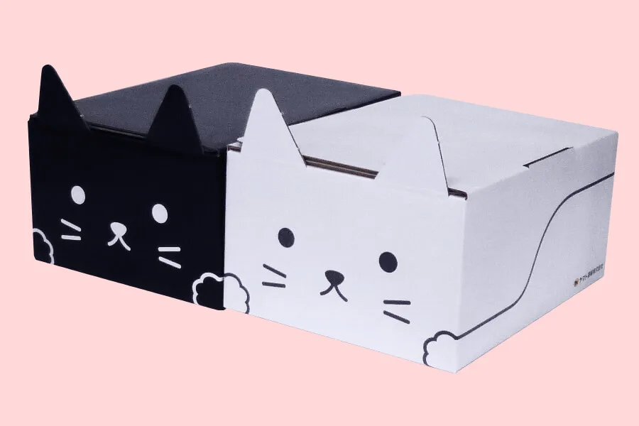 こんな荷物が届いたら嬉しくない ヤマト運輸から再利用できる猫型の梱包資材 ネコ耳box が登場 Cat Press キャットプレス