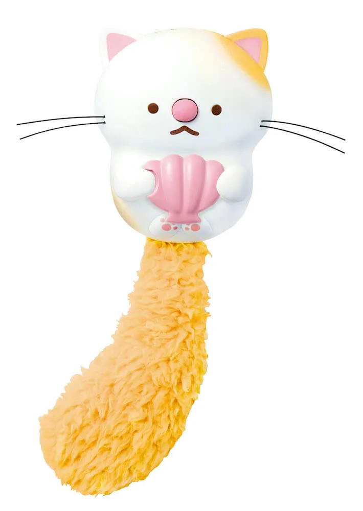 猫なの？ラッコなの？しっぽを握ると歌ってくれる玩具「うたって♪にゃ