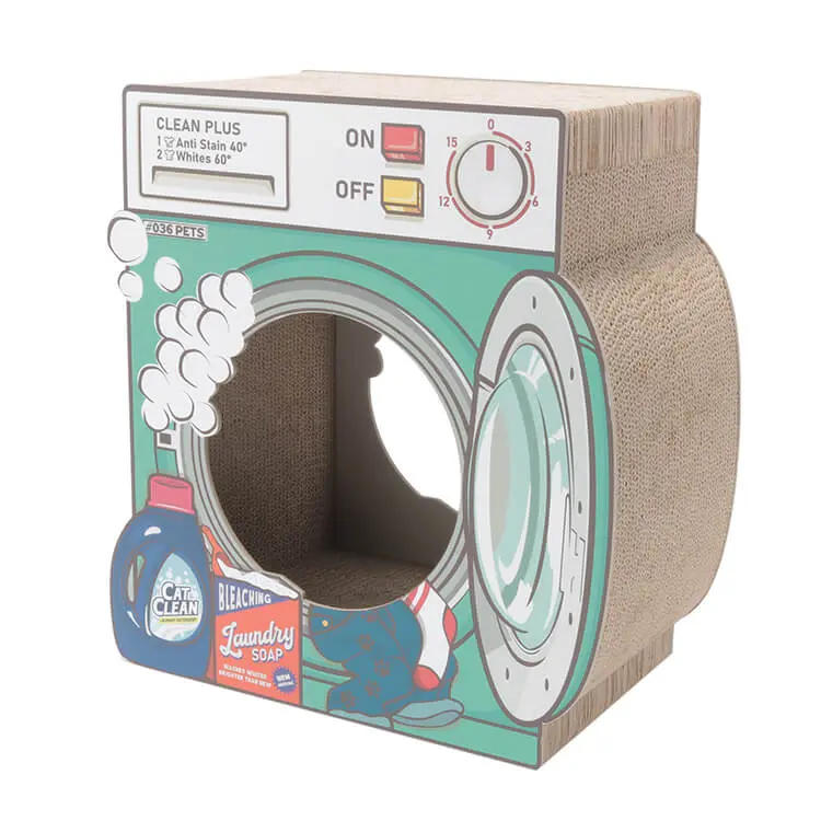 猫が入っていたのは洗濯機…ではなく爪とぎハウス！オーサム