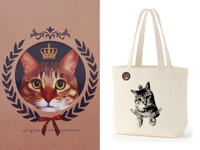 猫の洋菓子3点セットに可愛いトートバッグ付いてくる！TOKYO CROWN CAT