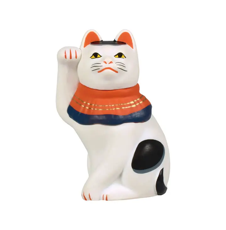 【希少】今戸焼 招き猫 丸〆猫 まるしめねこ 丸〆猫(まるしめのねこ) 今戸焼人形 : 東京キッチュ ユニークな