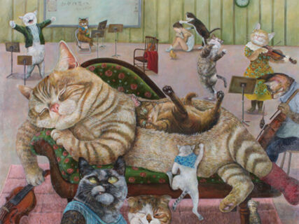 猫の性格や特徴を元に擬人化してくれる！画家のアトリエを兼ねた絵画オーダー店「3軒のねこと庭」