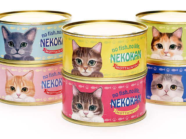 猫缶のように見えるけど中身は人間用 魚のフードロスを削減する水煮缶 Nekokan Cat Press