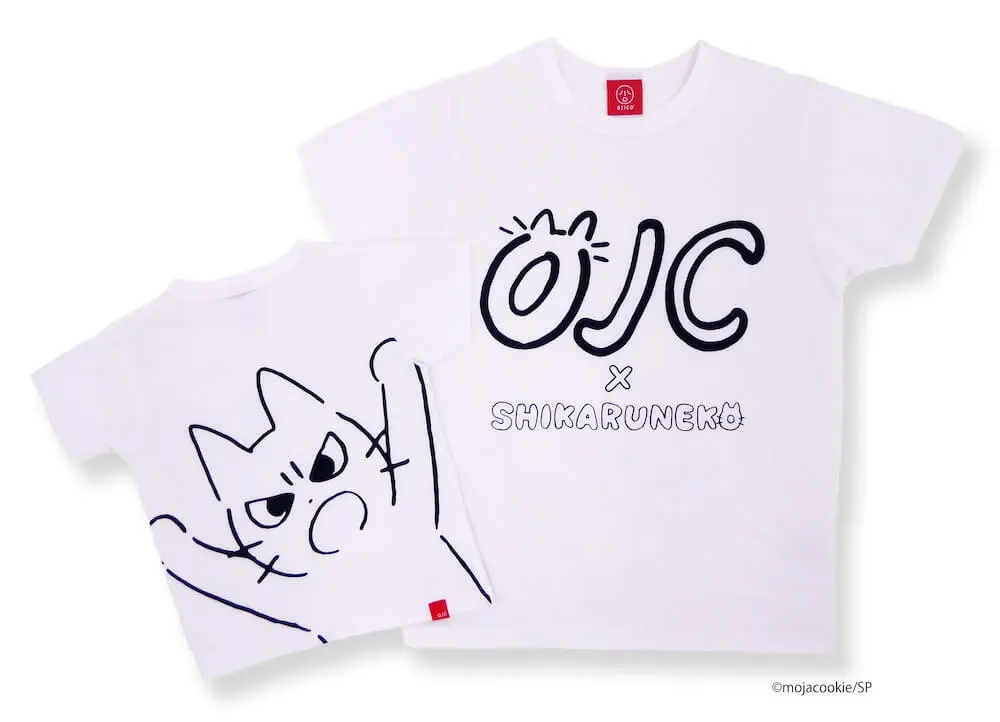 親子で着ると楽しさ倍増ニャ Ojico オジコ から しかるねこ のコラボtシャツが登場 Cat Press