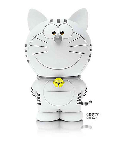 ドラえもん 猫型ロボット フィギュア　A賞、ラストワン賞 ドラえもん似のネコ型ビジネスロボット「トラのもん」、可愛い3種類の