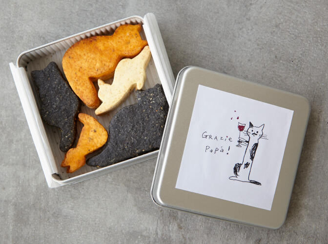 ukafe（ウカフェ）の三毛猫クッキー「父の日限定のフレーバー」の商品イメージ