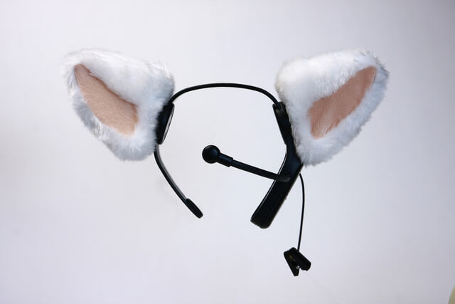 脳波を検知して猫耳が動く＆猫の鳴き声がするカチューシャ「necomimi（ネコミミ）」製品イメージ