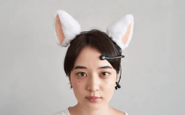 necomimi 黒耳付き 耳アクセサリー 脳波で動く necomimi | 株式会社Bio Search
