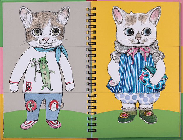 複製画 ほんやのねこ・おみやげ – ボリス雑貨店 ヒグチユウコ 直筆