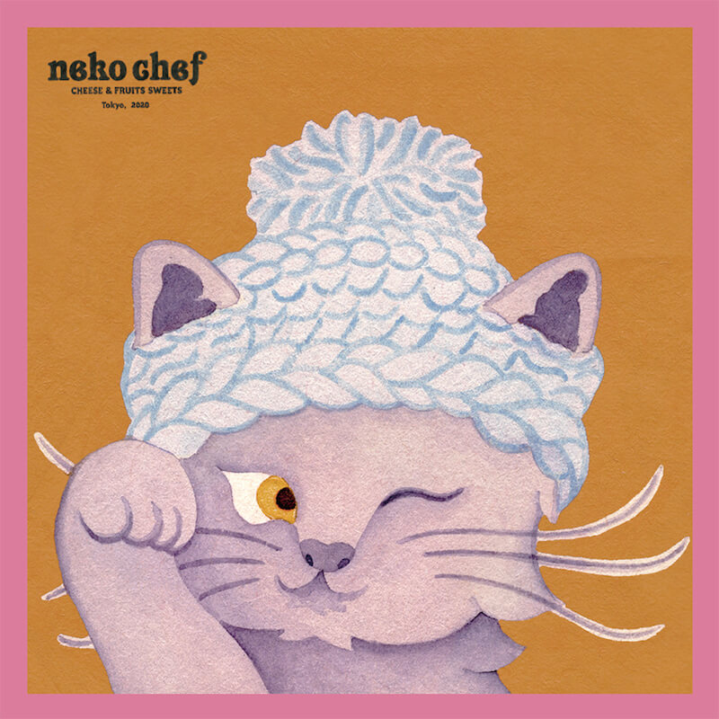 猫スイーツブランドの新キャラクター「neko chef（ネコシェフ）」