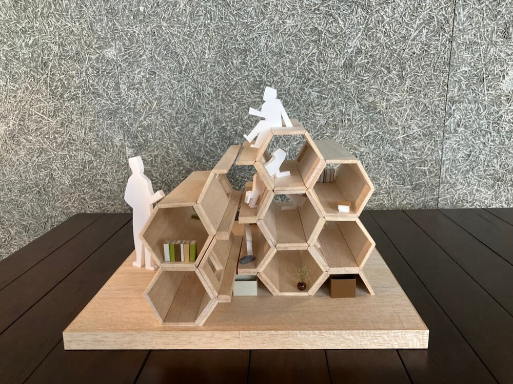 第2回建築模型コンテストの応募作品「子供の棲家」