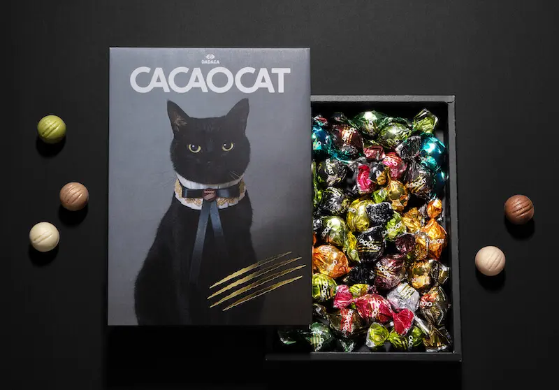 今度は優雅な黒猫デザイン！チョコレートブランドの「カカオ