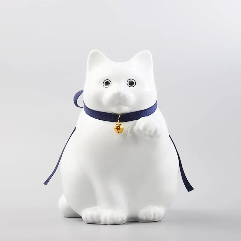 可愛いぽっちゃり猫を飾ってお金も貯まる！肥前吉田焼で作った