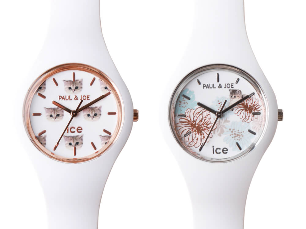 ポールアンドジョーとアイスウォッチのコラボ腕時計 製品イメージ