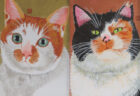 猫の肖像画など120点のアートが集結！水墨書画家・岡本肇さんのネコ作品展が小田急百貨店で開催