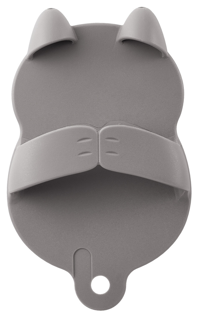 「ねこのシャンプーグローブ」装着面のイメージ by 貝印のメイク道具シリーズ Nyarming（ニャーミング）